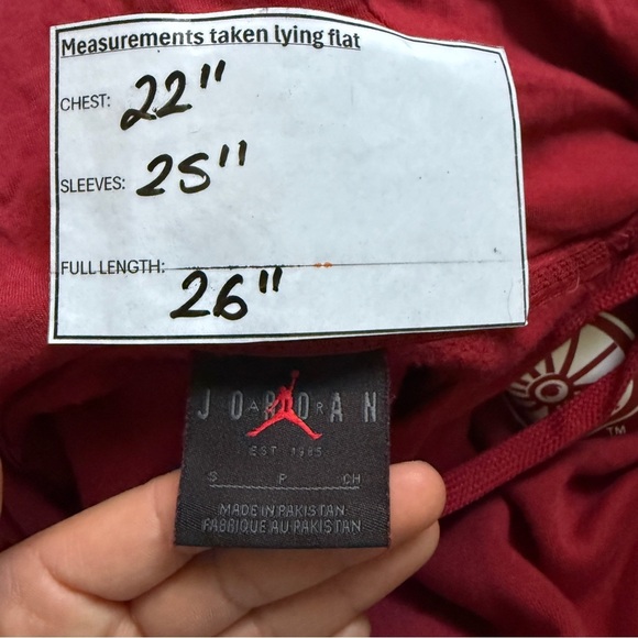 Jordan Jump Man Oklahoma Sooners Adult Hoodie- Small - Picture 10 of 11